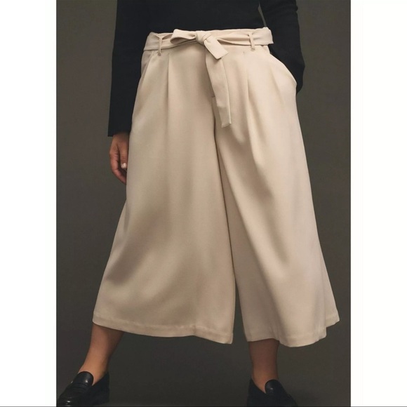 Anthropologie Pants - NWT Anthropologie Maeve Tie-Waist Culottes